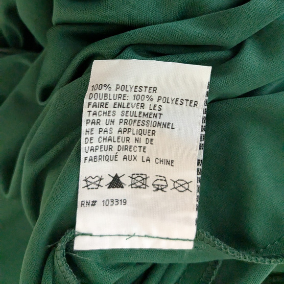 Vintage Nites Prom Dress Maxi Gown 14 Green Ombre Y2K Fairy Rhinestone Glam - Picture 12 of 12